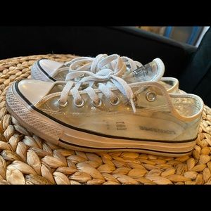 Transparent Converse, Clear, size 7